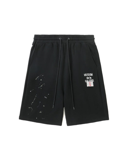 Men's Drawstring Shorts in Black