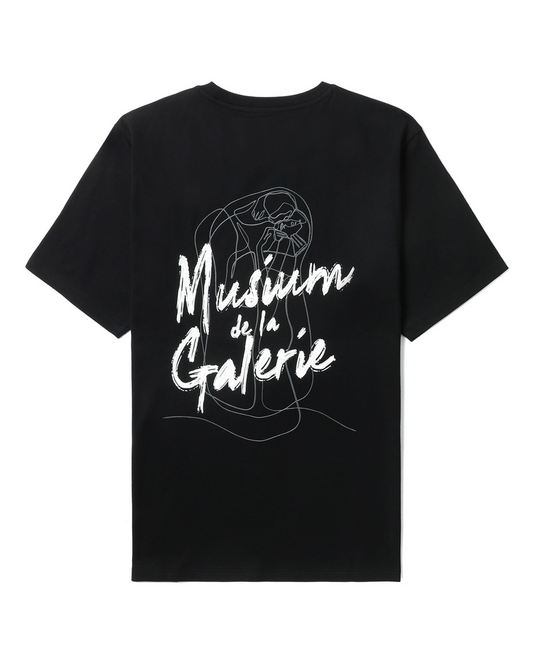 Men's Heart Graphic T-shirt in Black