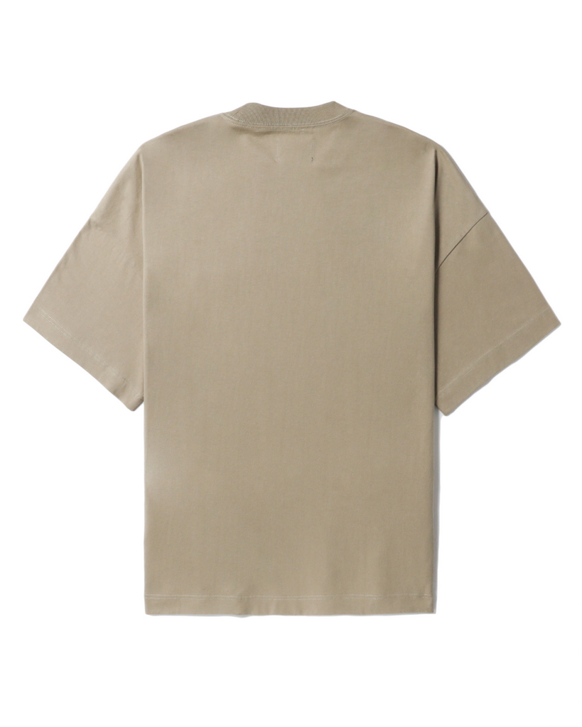 Men's Half Sleeve Pocketed T-shirt in Beige