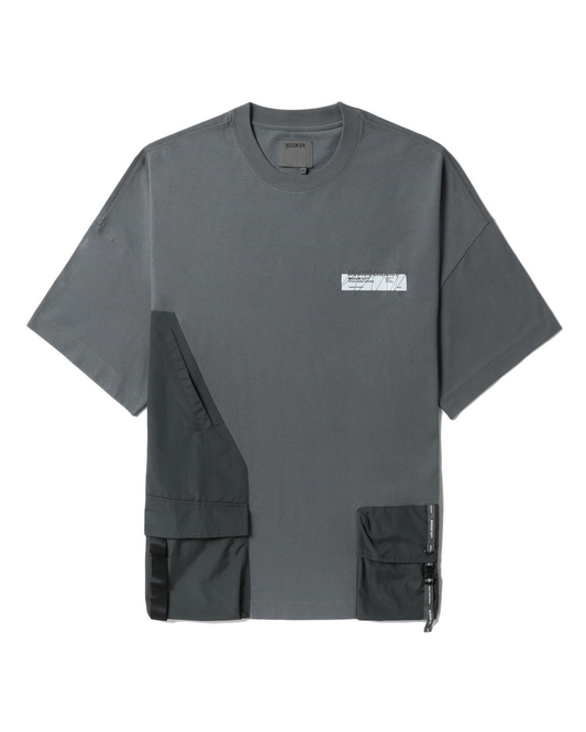 PATCH POCKET COTTON BLEND SHIRT