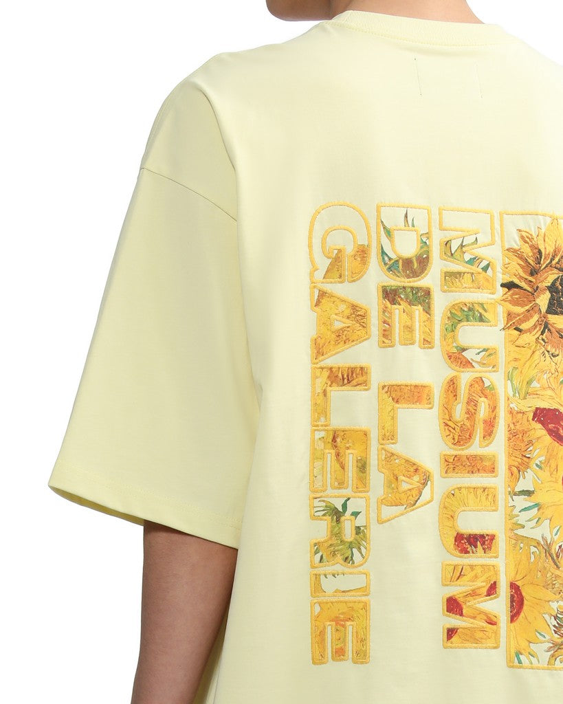 Men's Graphic Print T-shirt in Yellow