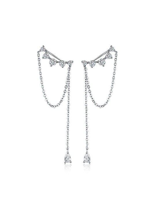 Melting ice earcuffs