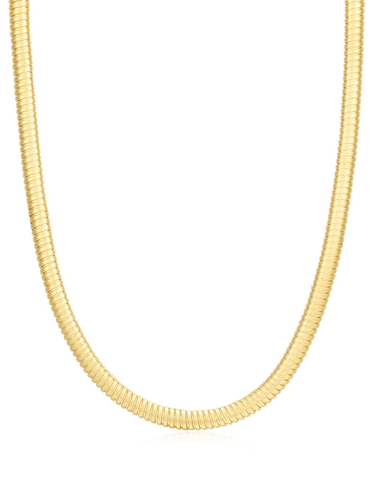 Mini Flex Snake Chain Necklace- Gold