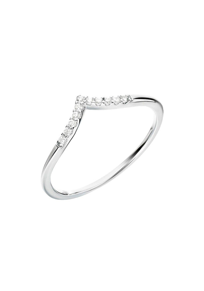 Tick ring with CZ