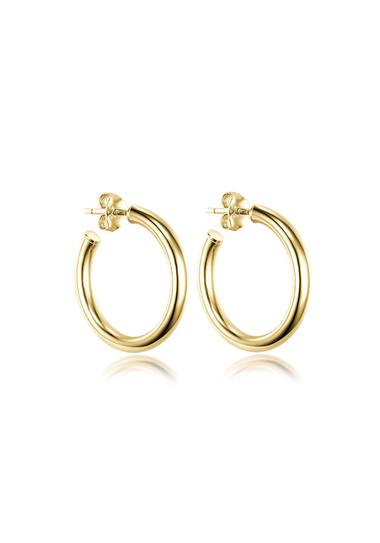 Women Golden Hoops 20mm - ER046G-2
