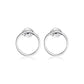 Women's Circle Earstuds without Stones - ER142