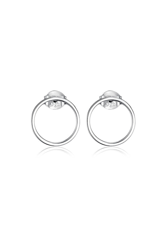 Women's Circle Earstuds without Stones - ER142