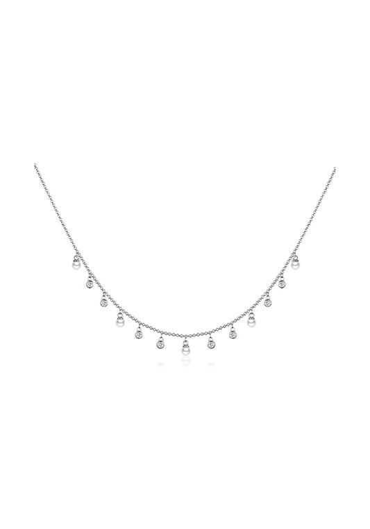 Women's Mother of Pearl Necklace - P112