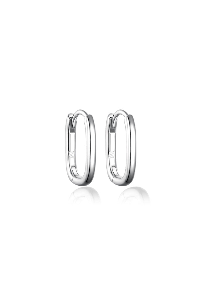Women's Silver Earrings 12mm - ER181-12