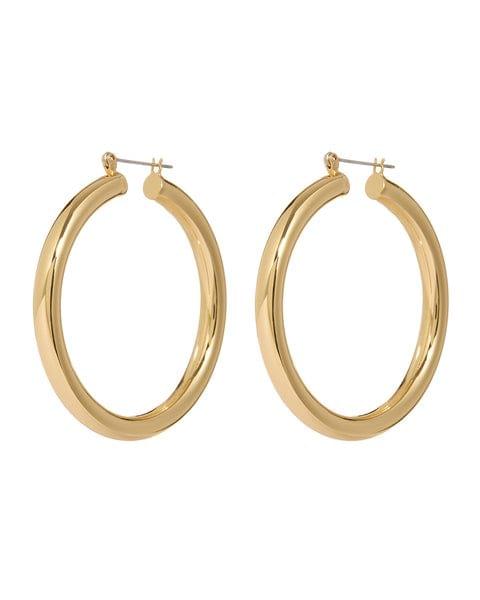 Amalfi Tube Hoops-Gold