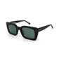 ANNA , Rectangular sunglasses for men and women green lens UV400 protection