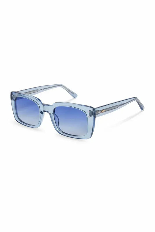 Anna, Rectangular sunglasses for men and women with blue lens UV400 protection