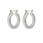 Baby Amalfi Tube Hoops-Silver
