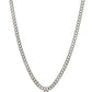 Bardot Stud Charm Necklace-Silver