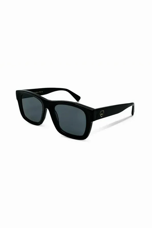 FUTURE, Oval contoured rectangular sunglasses for women and men grey lens UV400 protection