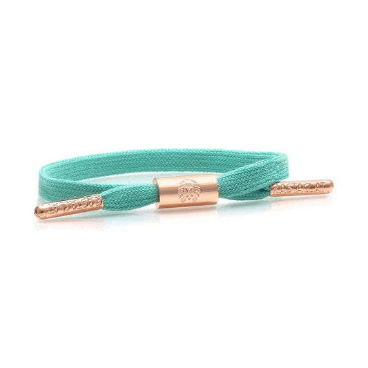Brandy Turquoise - Lt Peach Gold Women Bracelet Free Size