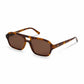 Burt Tortoise, Geometric sunglasses for men and women brown lens UV400 protection