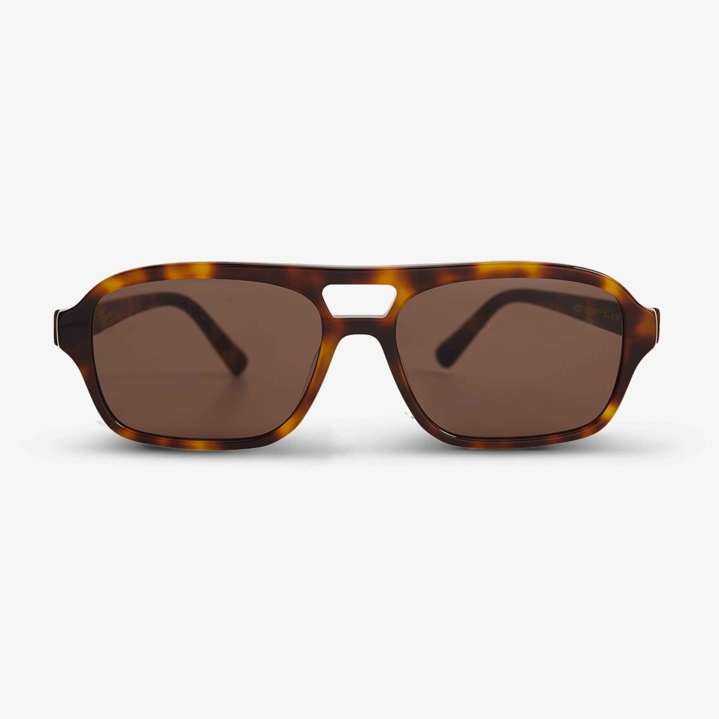 Burt Tortoise, Geometric sunglasses for men and women brown lens UV400 protection