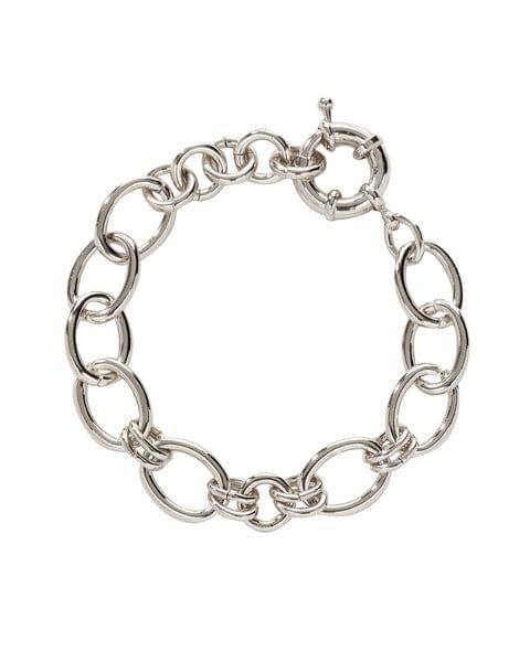 Cleo Link Chain Bracelet-Silver