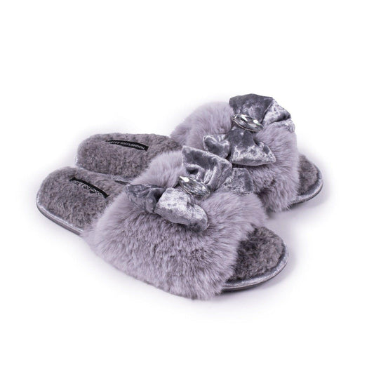 Darcey Slippers in Ice Grey