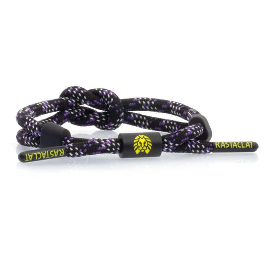 Deep Scuba Black - Purple Men Bracelet Free Size