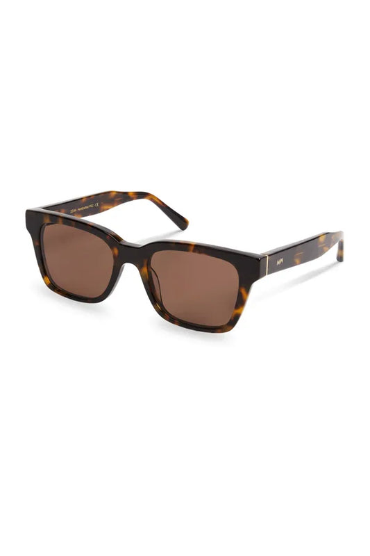 Dean, Rectangular sunglasses for men and women brown lens UV400 protection