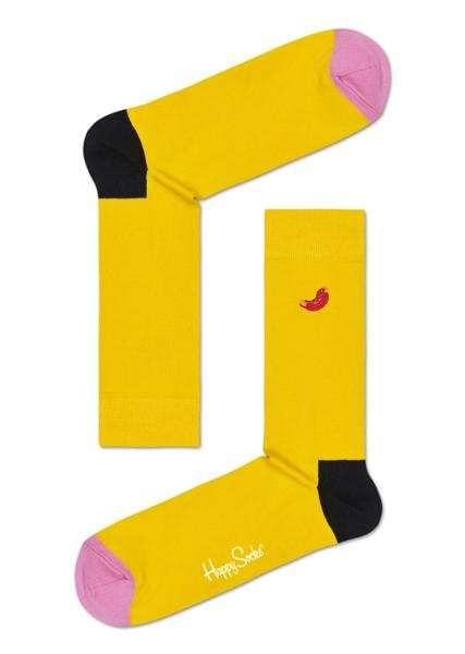 Embroidery Hot Dog Sock For Men