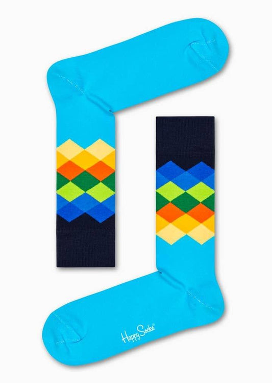 Faded Diamond Sock
