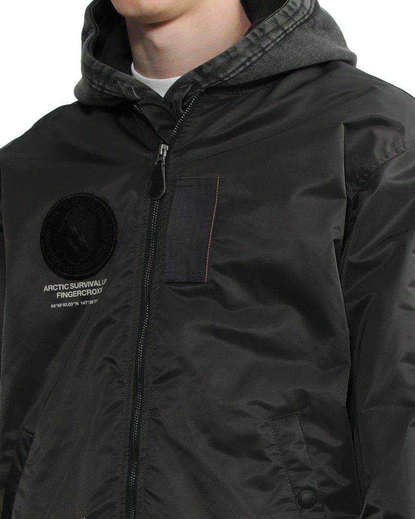 Men's - Lightweight Long Jacket in Black