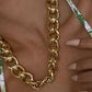 Lola Oversized Chain Necklace-Gold
