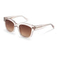 LIV, Square sunglasses for men and women brown lens UV400 protection