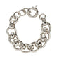 Lola Oversized Chain Bracelet-Silver