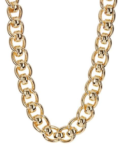 Lola Oversized Chain Necklace-Gold