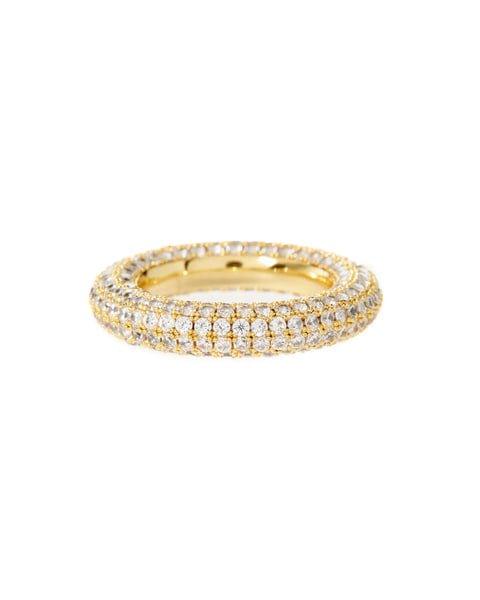 Pave Amalfi Ring-Gold-Size 6
