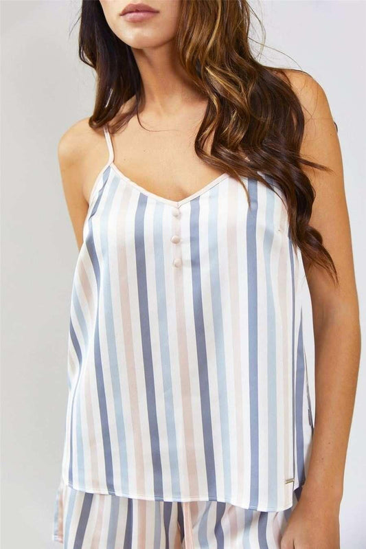 Mix and Match Candy Cami Top in Multi Stripe Colours (Cami only)