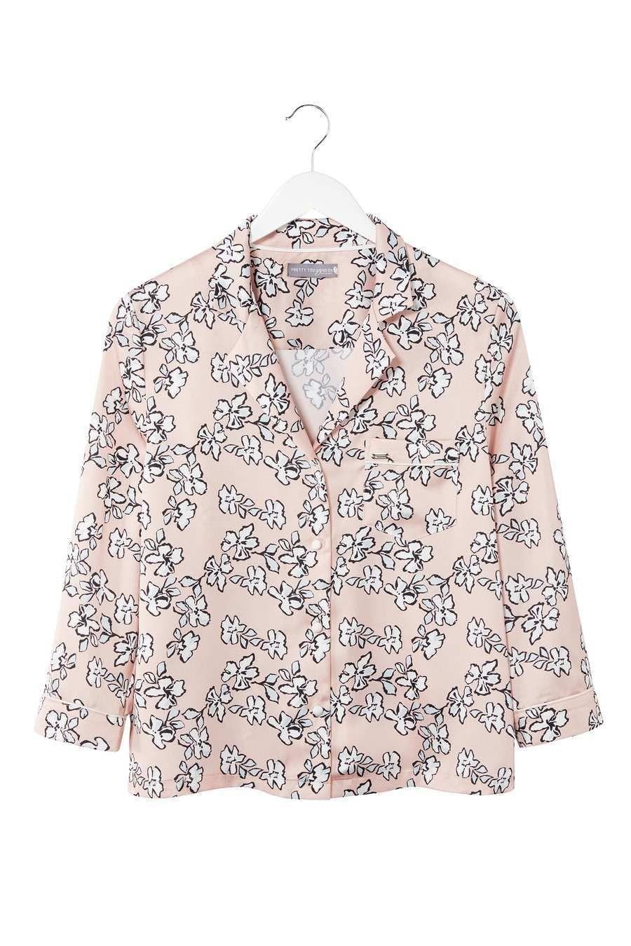 Mix and Match Floral Shirt in Blush Pink (Shirt only)