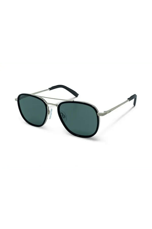 QUENTIN, Rectangular sunglasses for men and women green lens UV400 protection