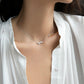 Women's Silver Star Necklace - P003