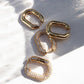 XL Chain Link Hoops-Gold