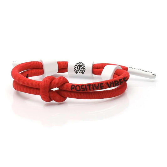 Posi Vibes-Red Knot Rdwt Men Bracelet Free Size
