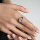 Heart Shaped Ring - Silver R102