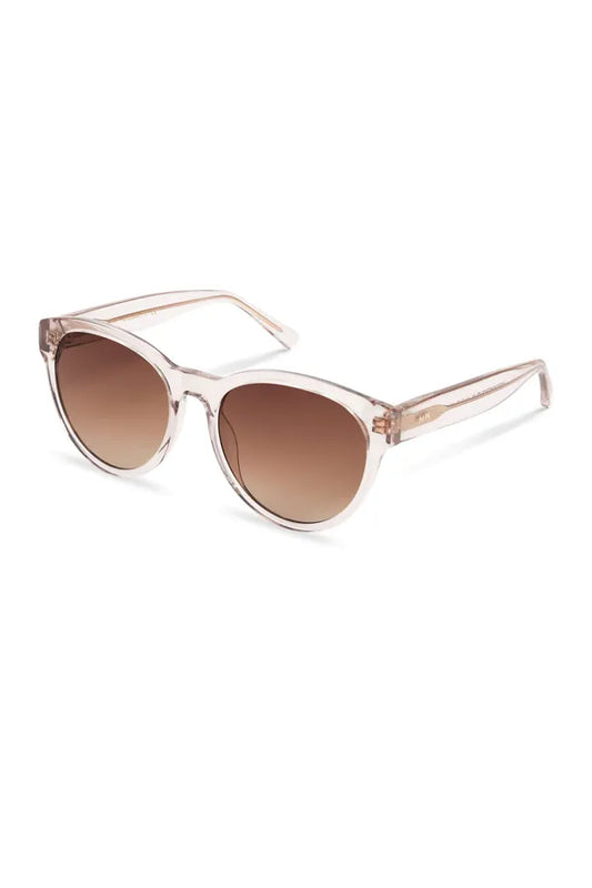 Rita, Round sunglasses for men and women brown lens UV400 protection