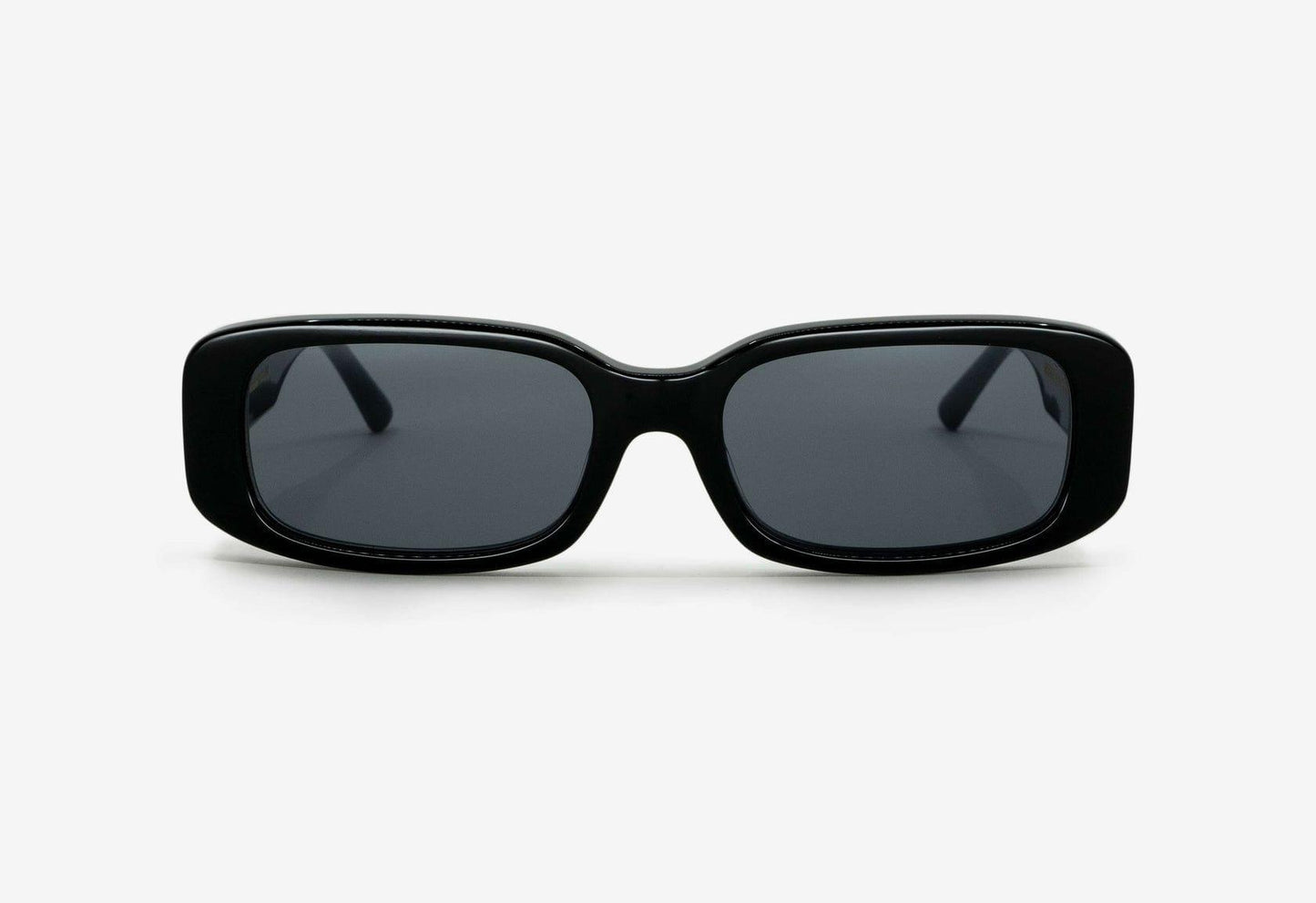 ROXIE, Rectangular sunglasses for men and women grey lens UV400 protection