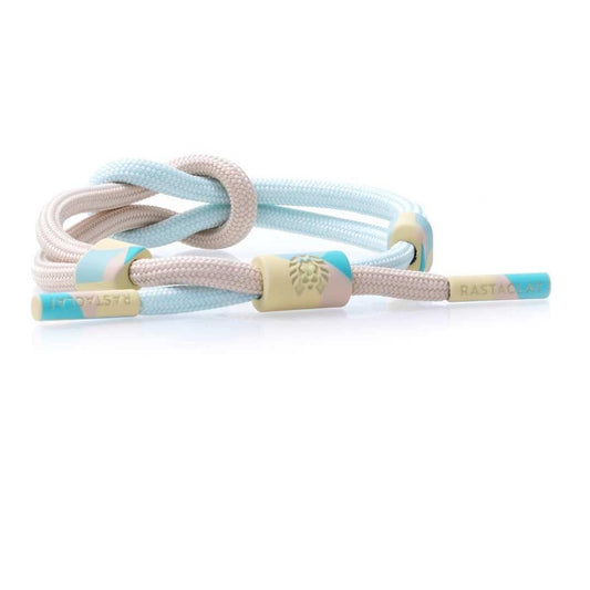 Short Fatigue Tan-Light Blue Men Bracelet Free Size