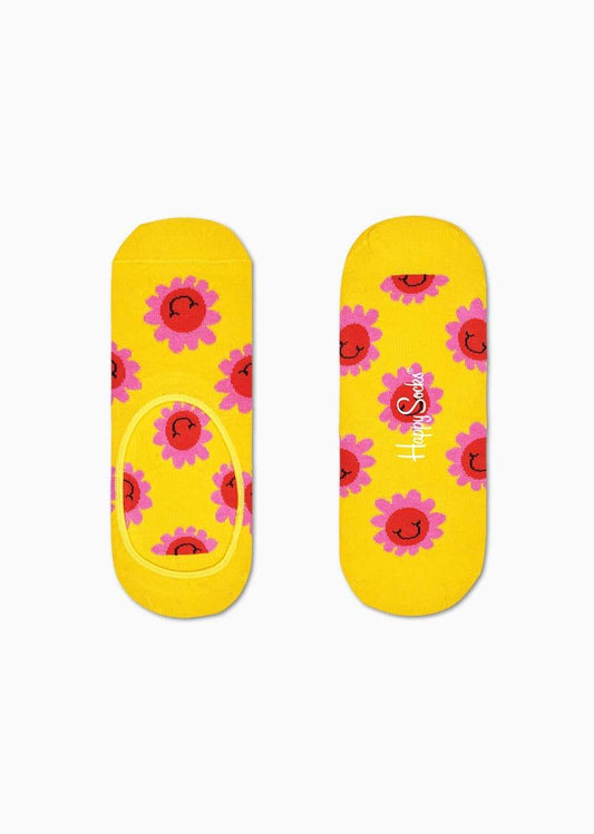 Smiley Flower Liner Sock Size 36-40
