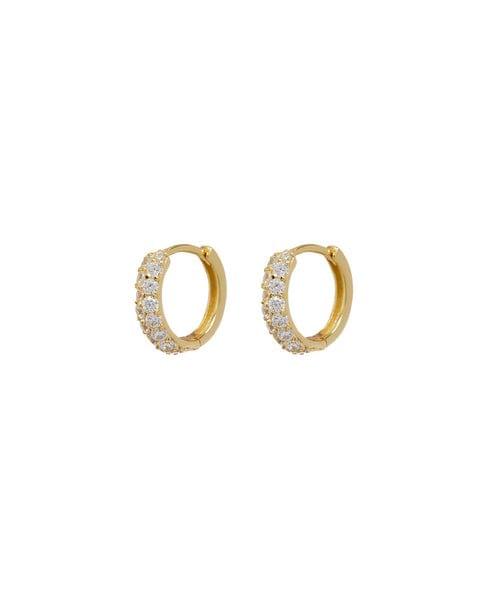 Baby Pave Huggies-Gold