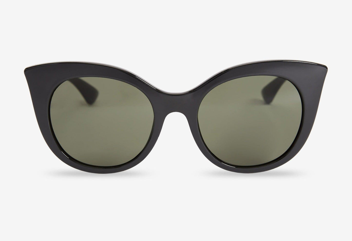 Thelma, Cat eye sunglasses for women dark green lens UV400 protection