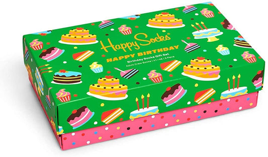 3-Pack Happy Birthday Socks Gift Set