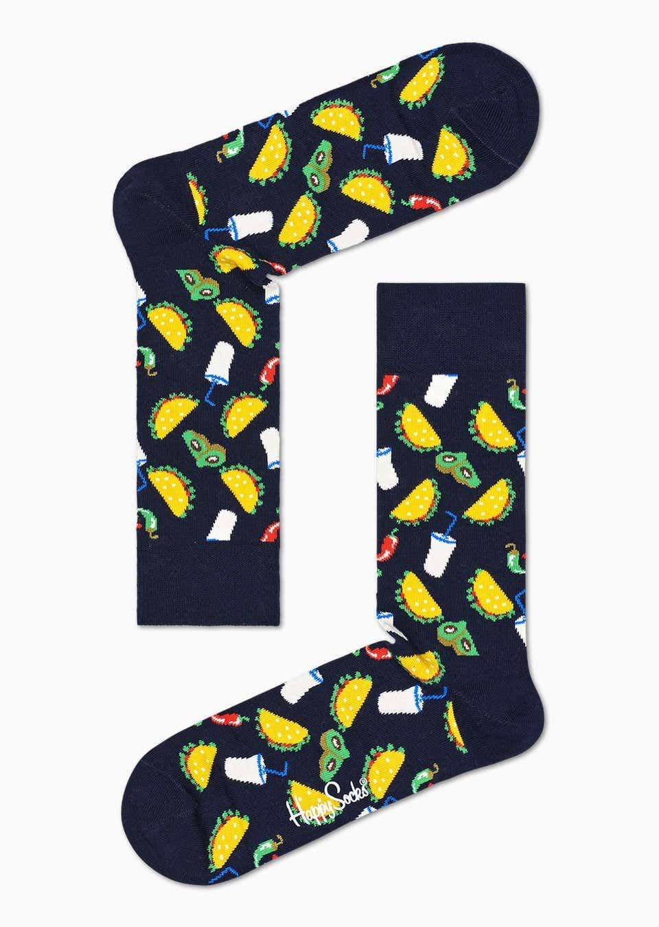 2-Pack Taco Socks Gift Set