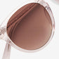 New-depp, Round sunglasses for men and women brown lens UV400 protection